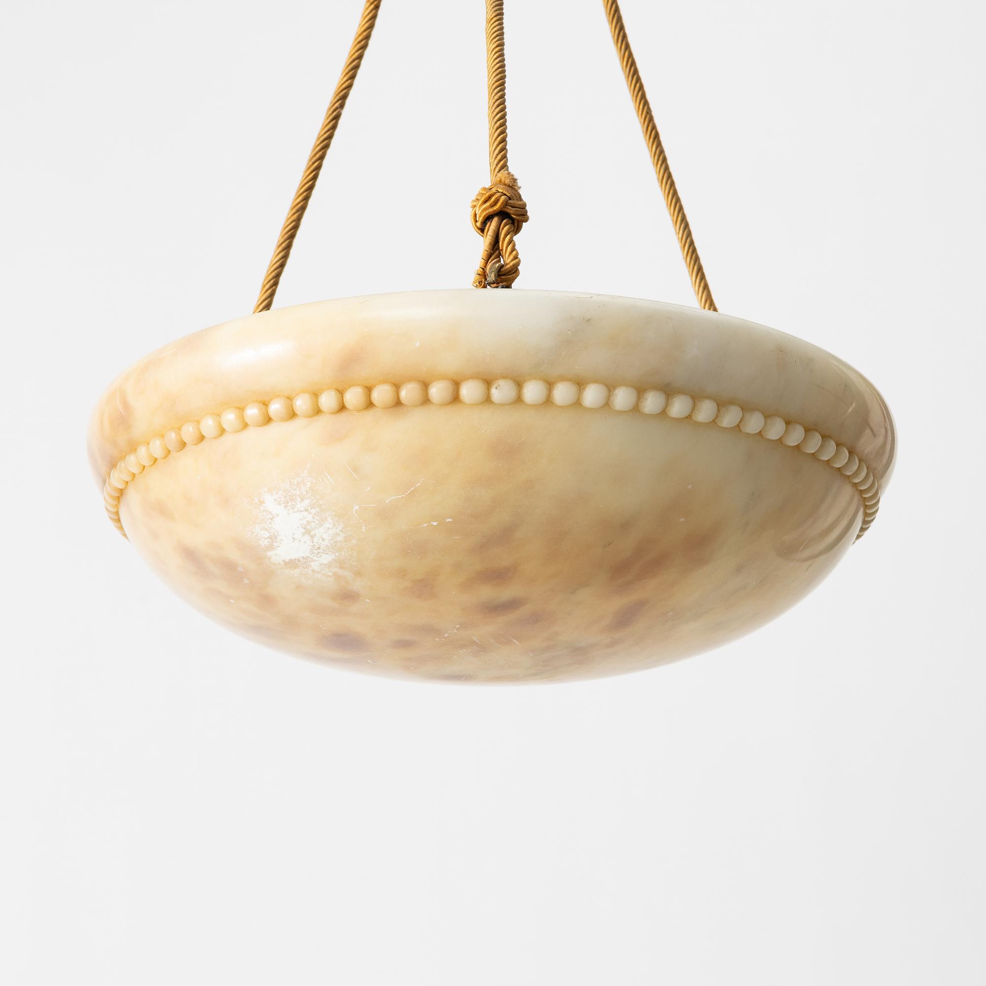 Takampel, alabaster, 1920-tal.