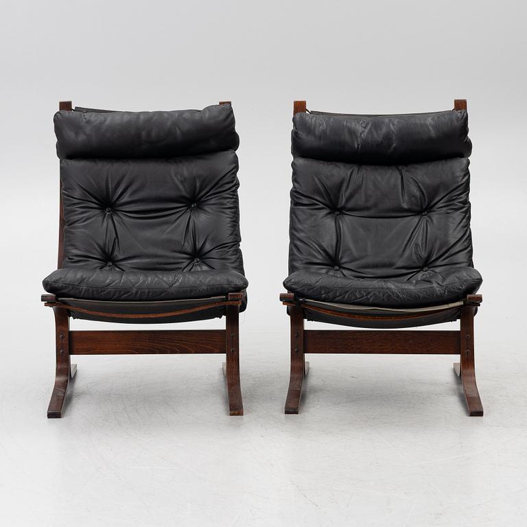 Ingmar Relling, a pair of  “Siesta” easy charis late 20th century.