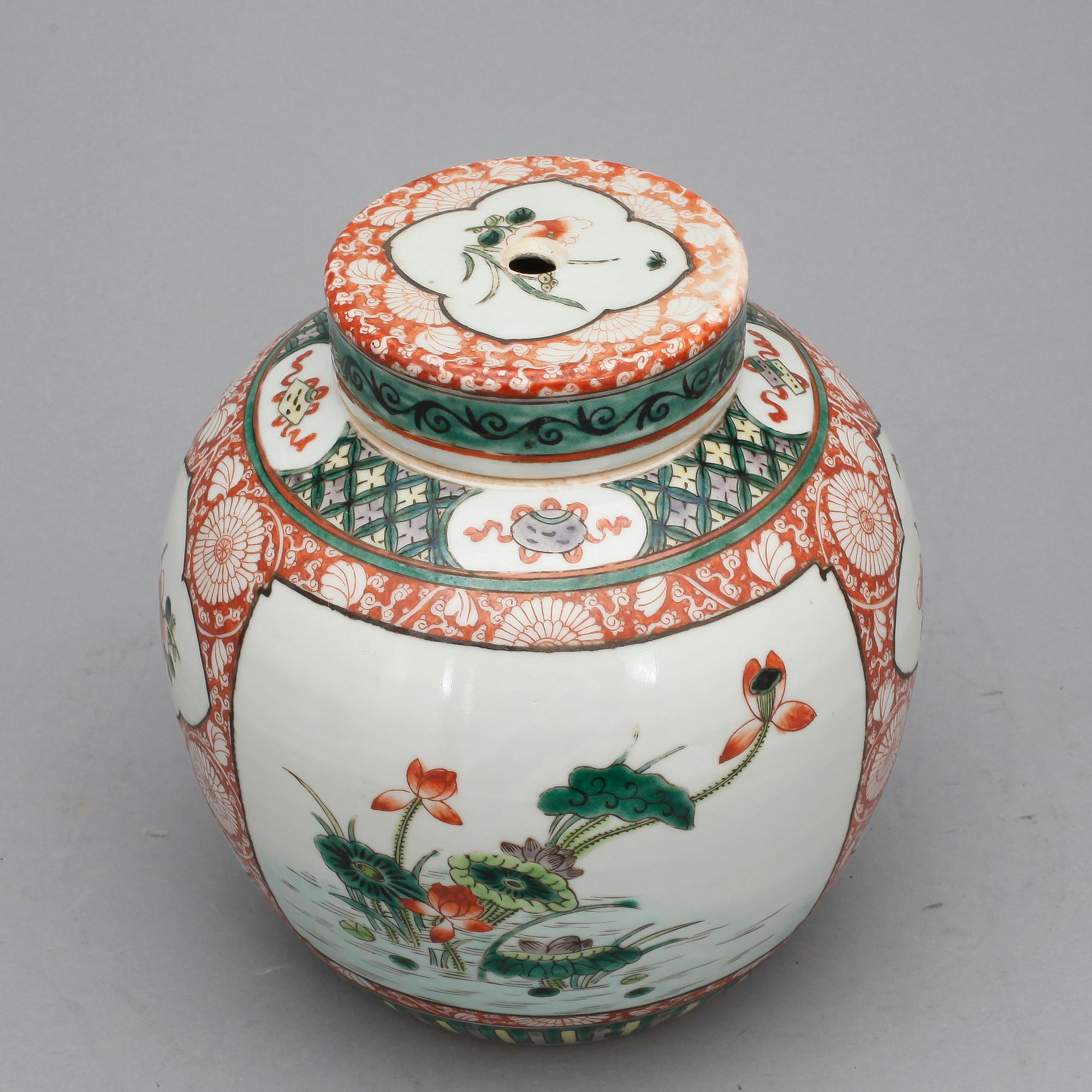 BOJAN med LOCK, porslin, Kina, 1800-tal.