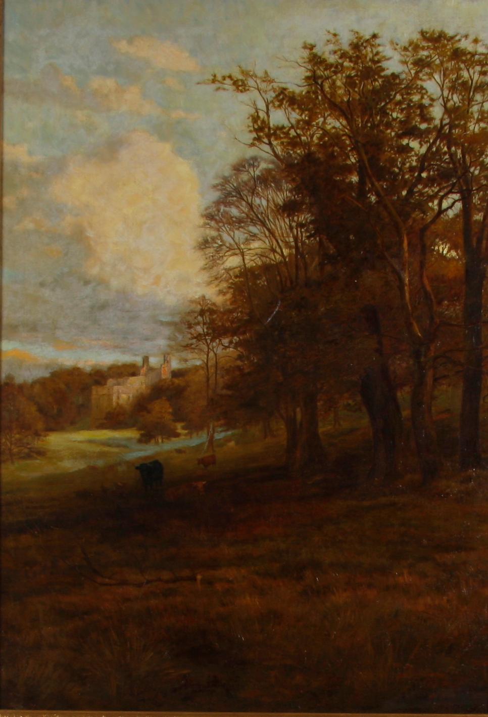 ELSWORTH, ALFRED. Olja på duk, sign o dat 1892.