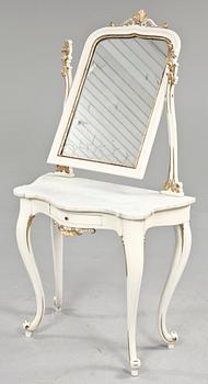 TOALETTBORD, rokokostil, omkring 1900.