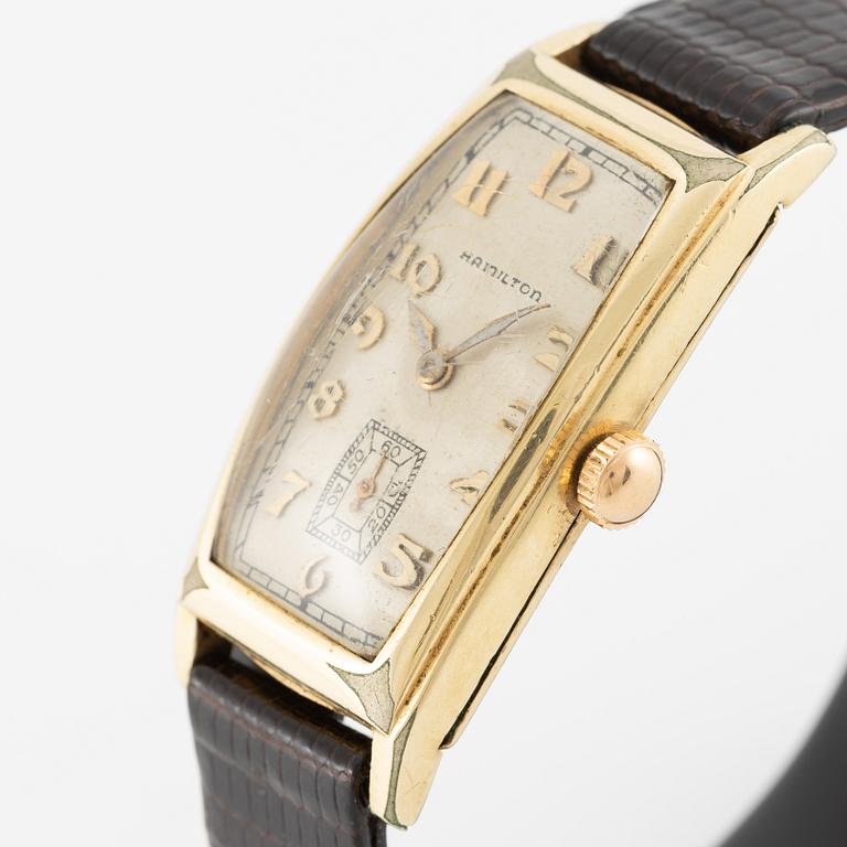 Hamilton, wristwatch, 20.5 x 36 (43) mm.
