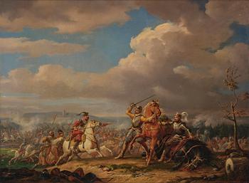 550. Hjalmar Mörner, ”Bataille-Scene, vid Kirkholm, den 27 sept. 1604”.