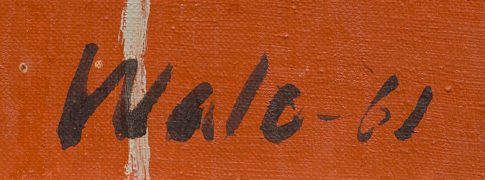 RAIMO VALO, oil on canvas, signed and dated -61.