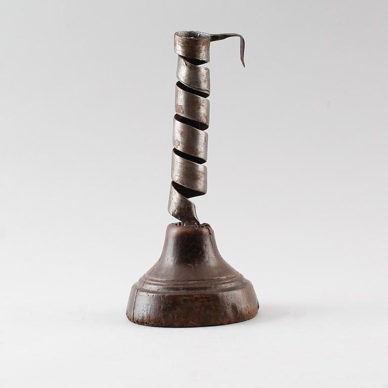 LJUSSTAKE, smide, 1700-tal.
