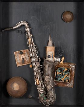 Juhani Harri, Assemblage with Saxophone.