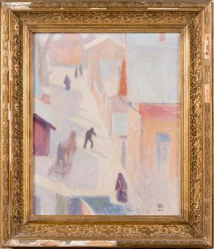 EMIL EDVARD DANIELSSON, oil, signed and dated 1911.