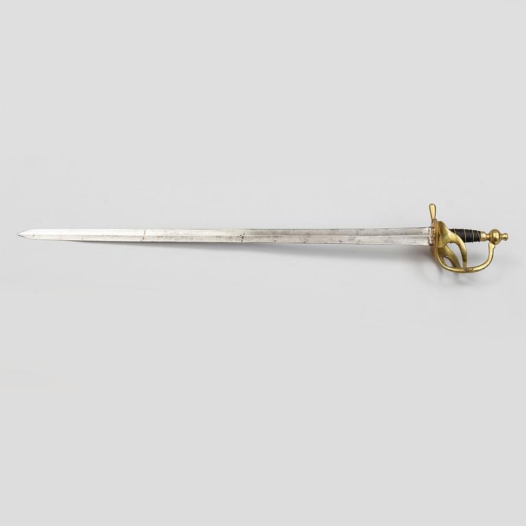 A Swedish heavy cavalry sword 1773 pattern.