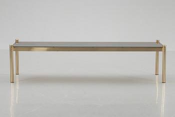 SIDOBORD, mässing och plexi, 70-tal.