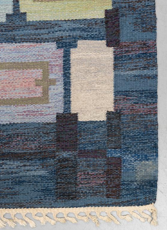 Judith Johansson, a carpet, "Spise Hall", flat weave, 275 x 224 cm. Signed JJ.