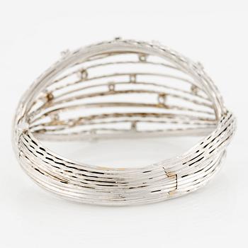 Sterlé, tillskrivet, armband 18K guld med runda briljantslipade diamanter.