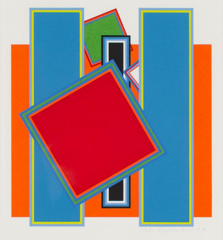 PETER FREUDENTHAL, serigrafi, signerad samt daterad 1984.