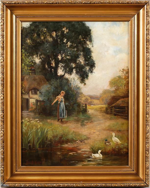 HENRY JOHN YEEND KING, oil on canvas, signed.