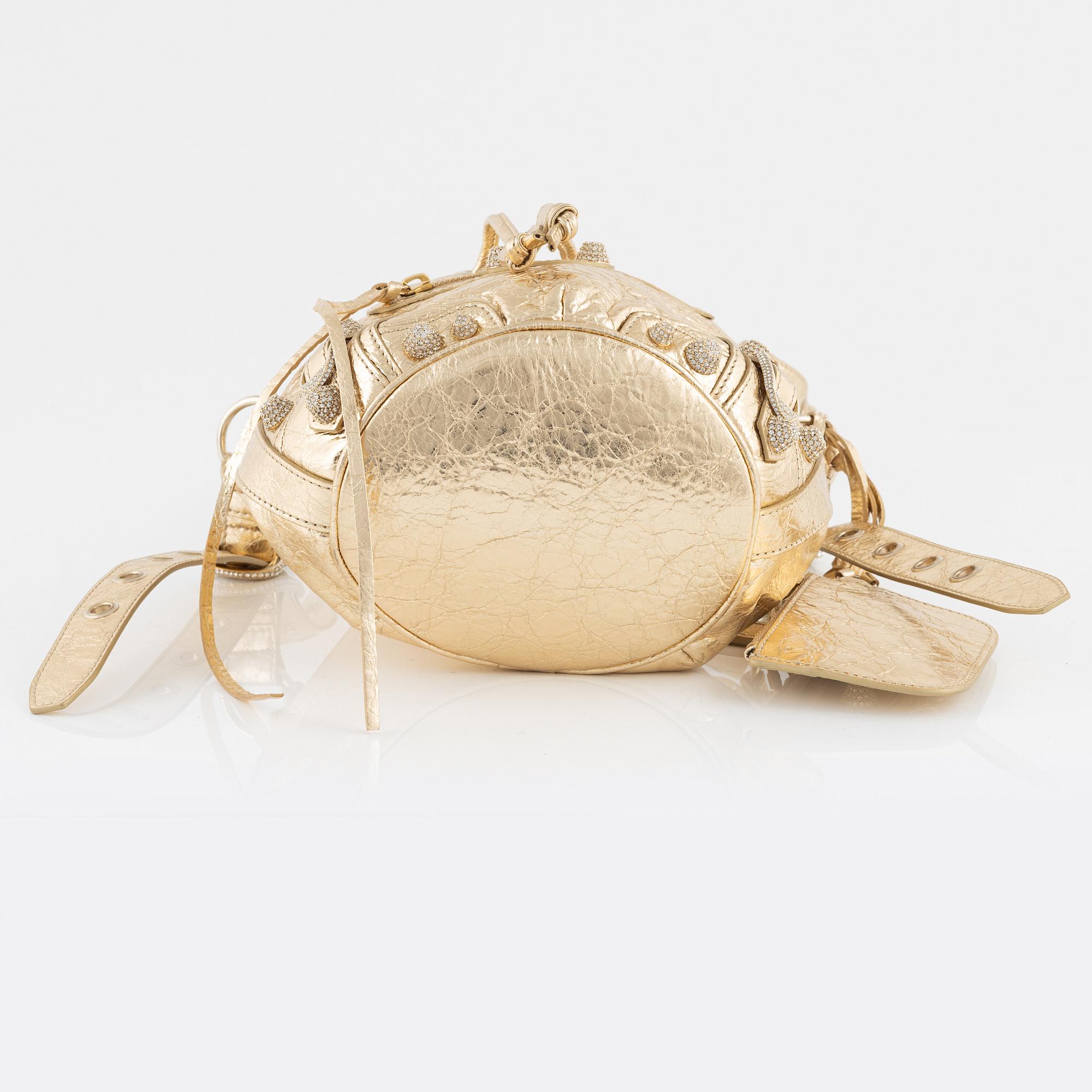 Balenciaga, 'Le Cagole XS bucket bag'.