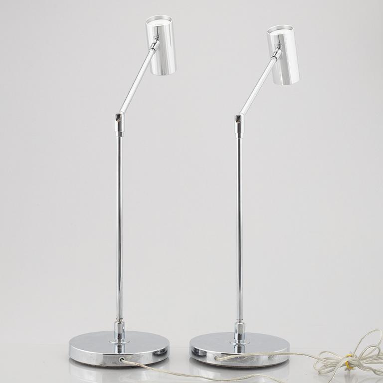 Table lamps, a pair, Örsjö Belysning.