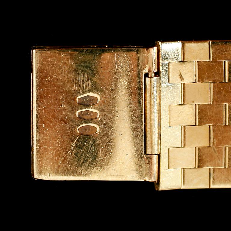 ARMBANDSUR, 18 k guld, Patek Philippe, Ellipse, Geneve. Vikt med urverk ca 64 gram.