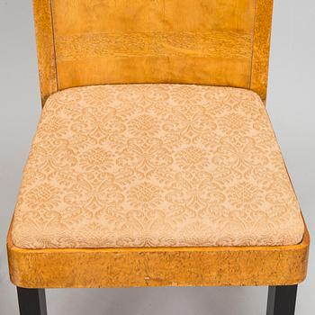 Birger Hahl, Pöytä ja tuolipari, J. Kutvosen Huonekalutehdas, Suonenjoki 1930-luku.