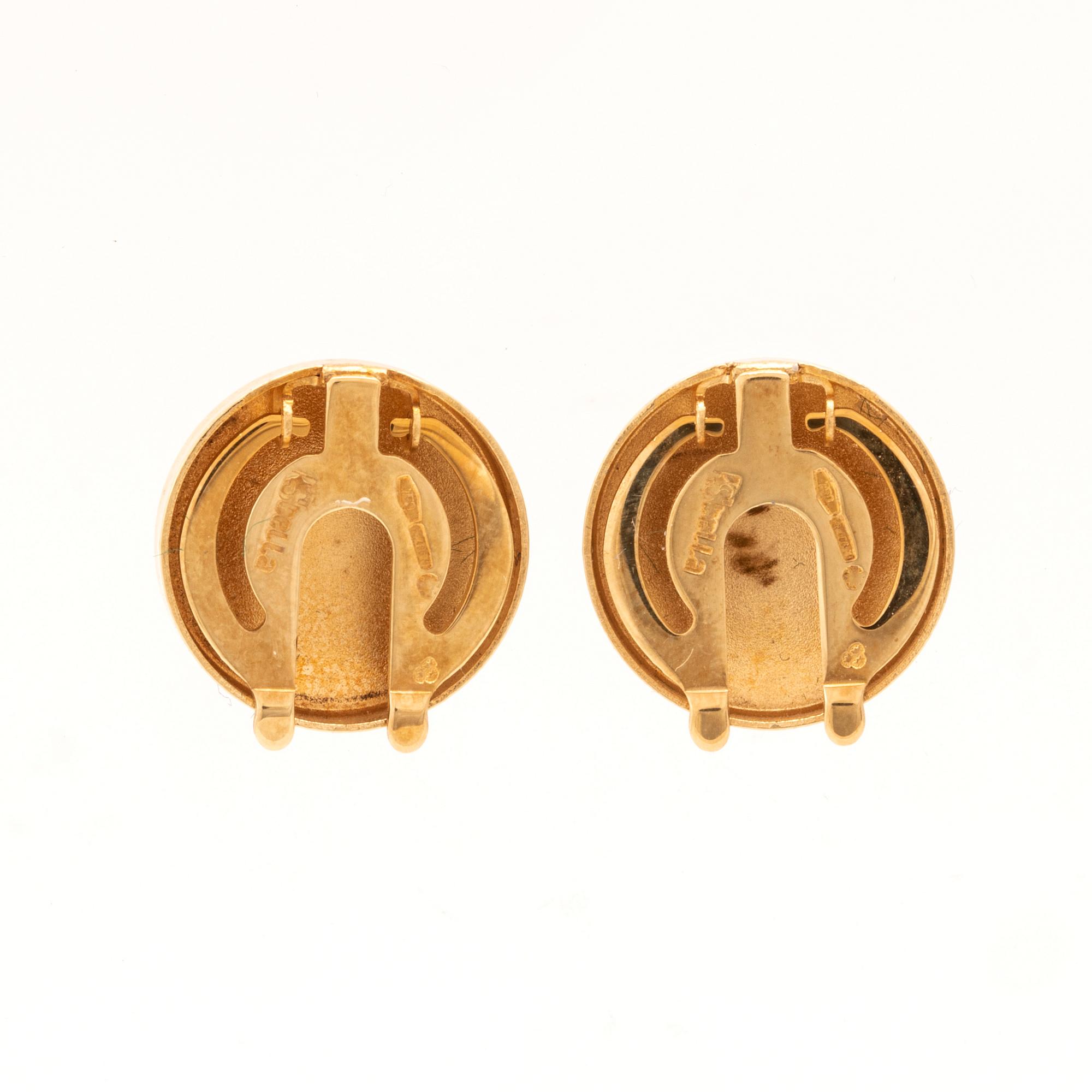 Shirt buttons 18K gold, Stella Milano Italy.