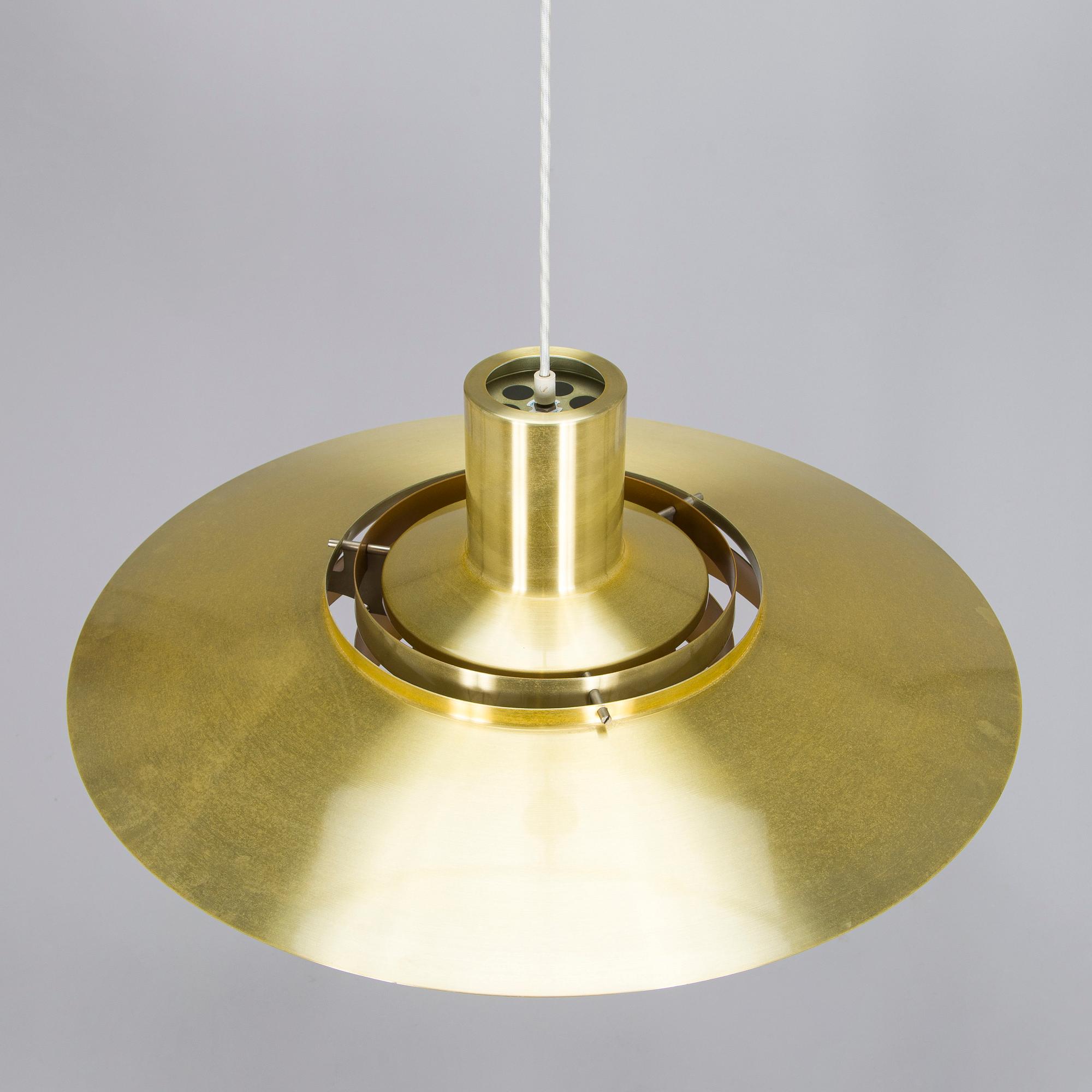 Preben Fabricius & Jørgen Kastholm, taklampa, modell "P376 KF2", Danmark.