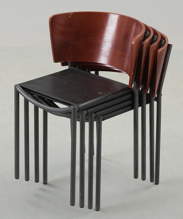 STOLAR, 8 st. ""Lilla Hunter", design Philippe Starck, formgiven 1988.