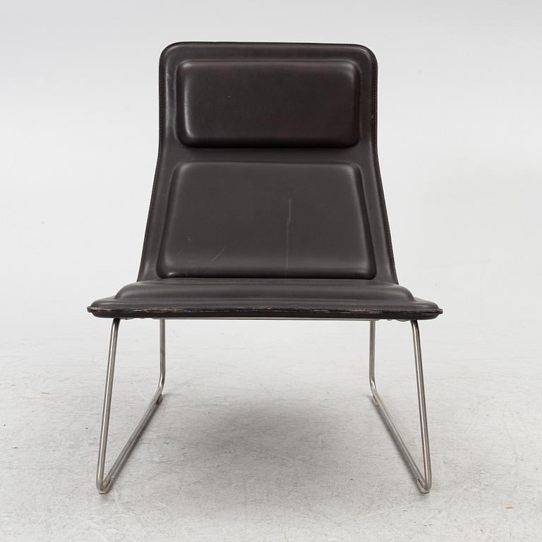 Jasper Morrison, An armchair, "Low and Pad", Cappelini, Italy.