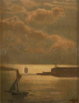 Antti Favén, oil on board, signed and dated 1938.