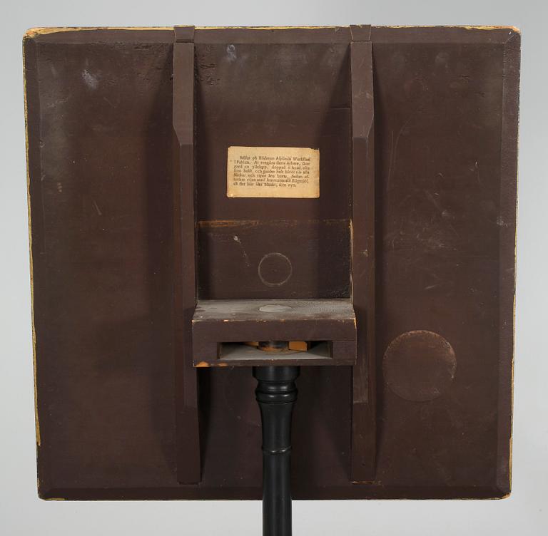 FÄLLBORD, av Johan Nils Asplind, verksam i Falun 1783-1820.