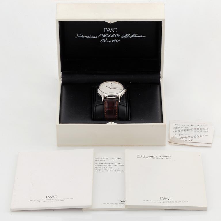 IWC, Schaffhausen, Portofino, wristwatch, 38 mm.