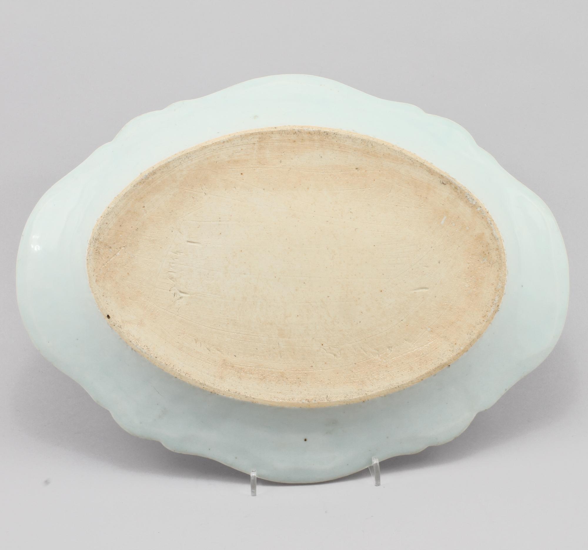 STEKFAT, porslin, Kina, 1700-tal.