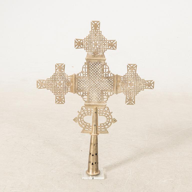 Processionskors, koptiskt, Etiopien.