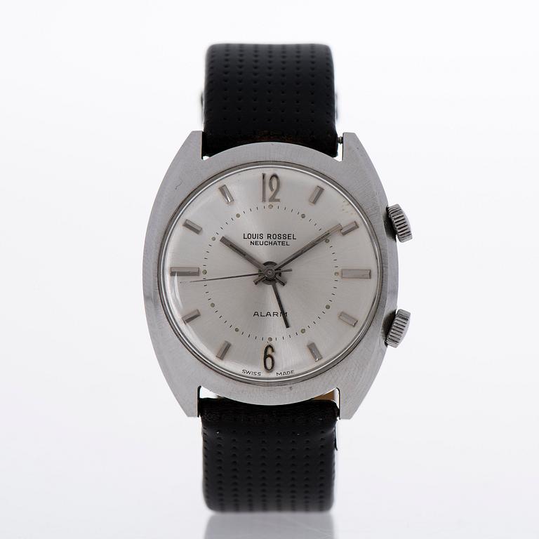 LOUIS ROSSEL NEUHATEL, Alarm, armbandsur, 35 mm.