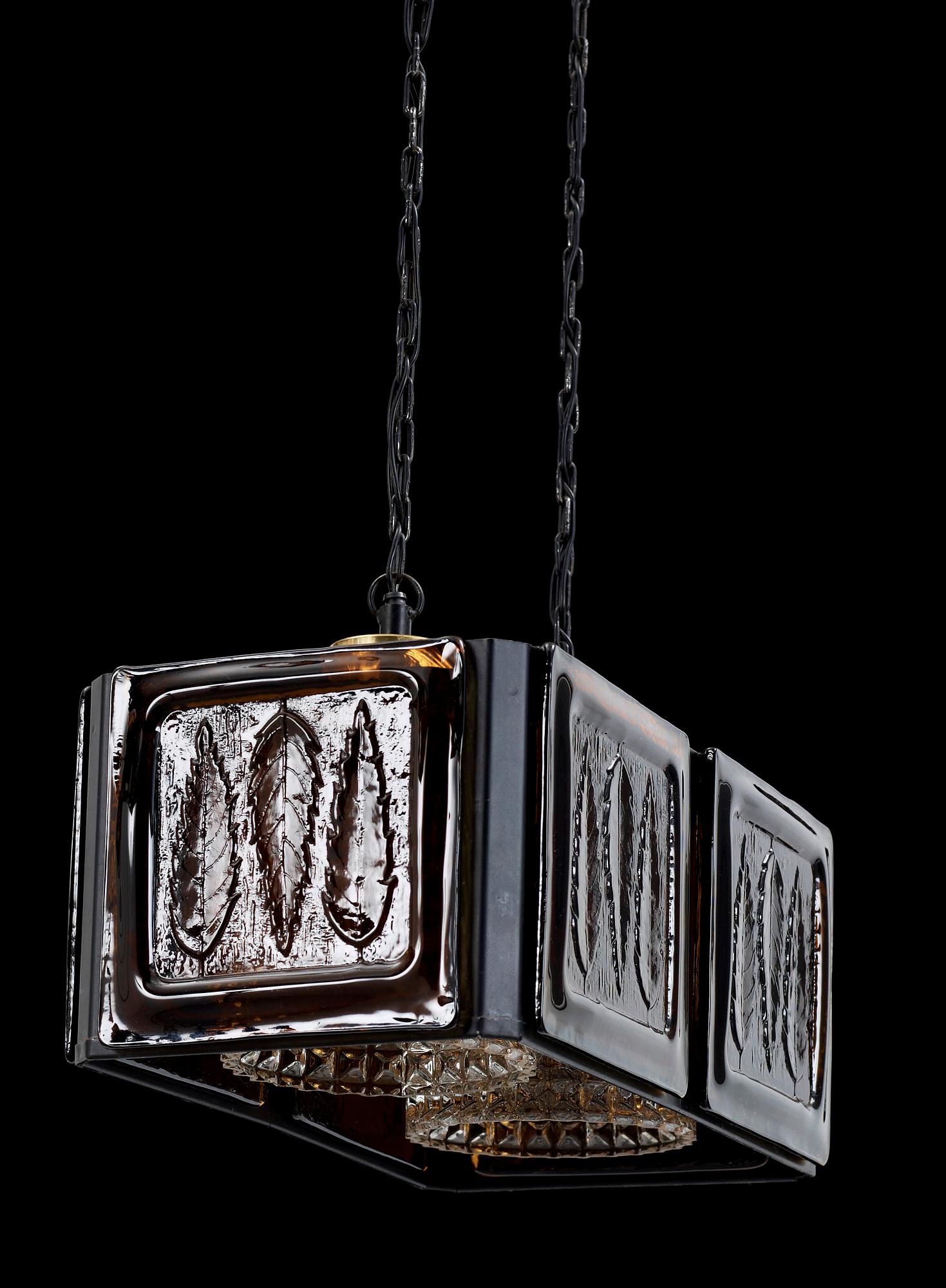 TAKLAMPA, glas, 1960-/70-tal.