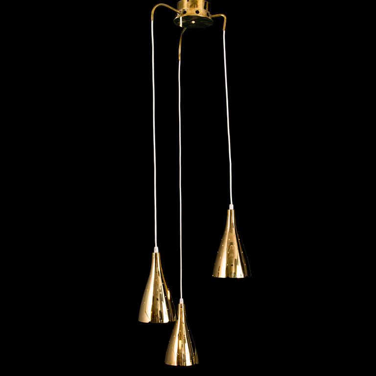 An early 1950s  '1994/3' pendant light for Taito, Finland.