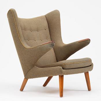 Hans J. Wegner, fåtölj, "Bamse", AP-stolen, Danmark, 1950-60-tal.
