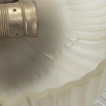 Sven Palmqvist, a ceiling lamp, Orrefors 1940's.