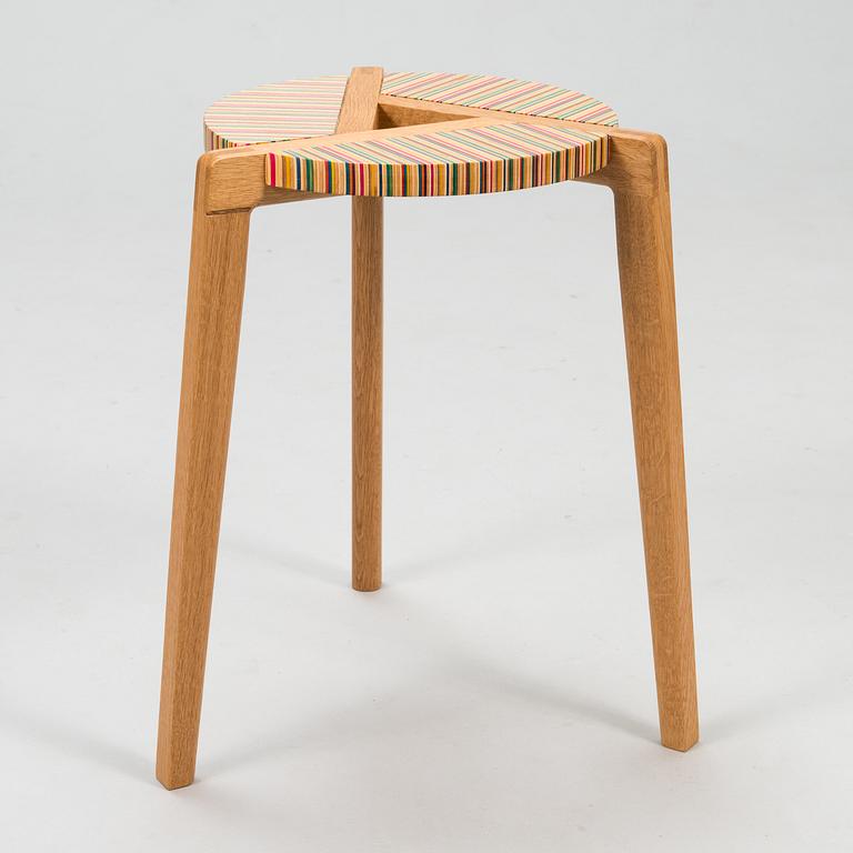 ALEKSI PUUSTINEN, Stool, signed and numbered.