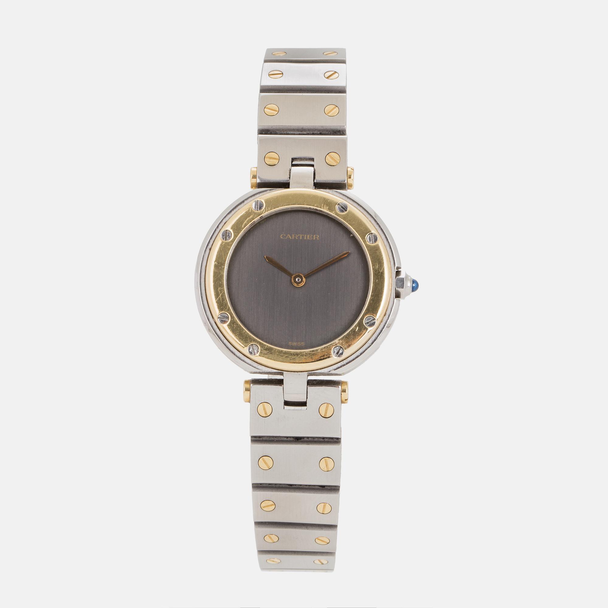 CARTIER, Santos Ronde, wristwatch, 28 mm,