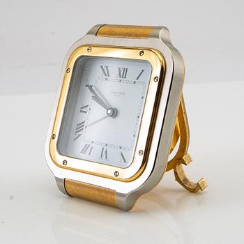 Cartier, travel / alarm clock, les must de Cartier, 1978.