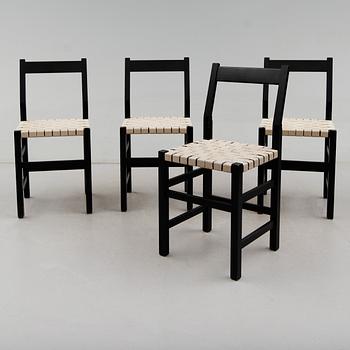 STOLAR, 4 st, "Schablon", John Kandell, Källemo.