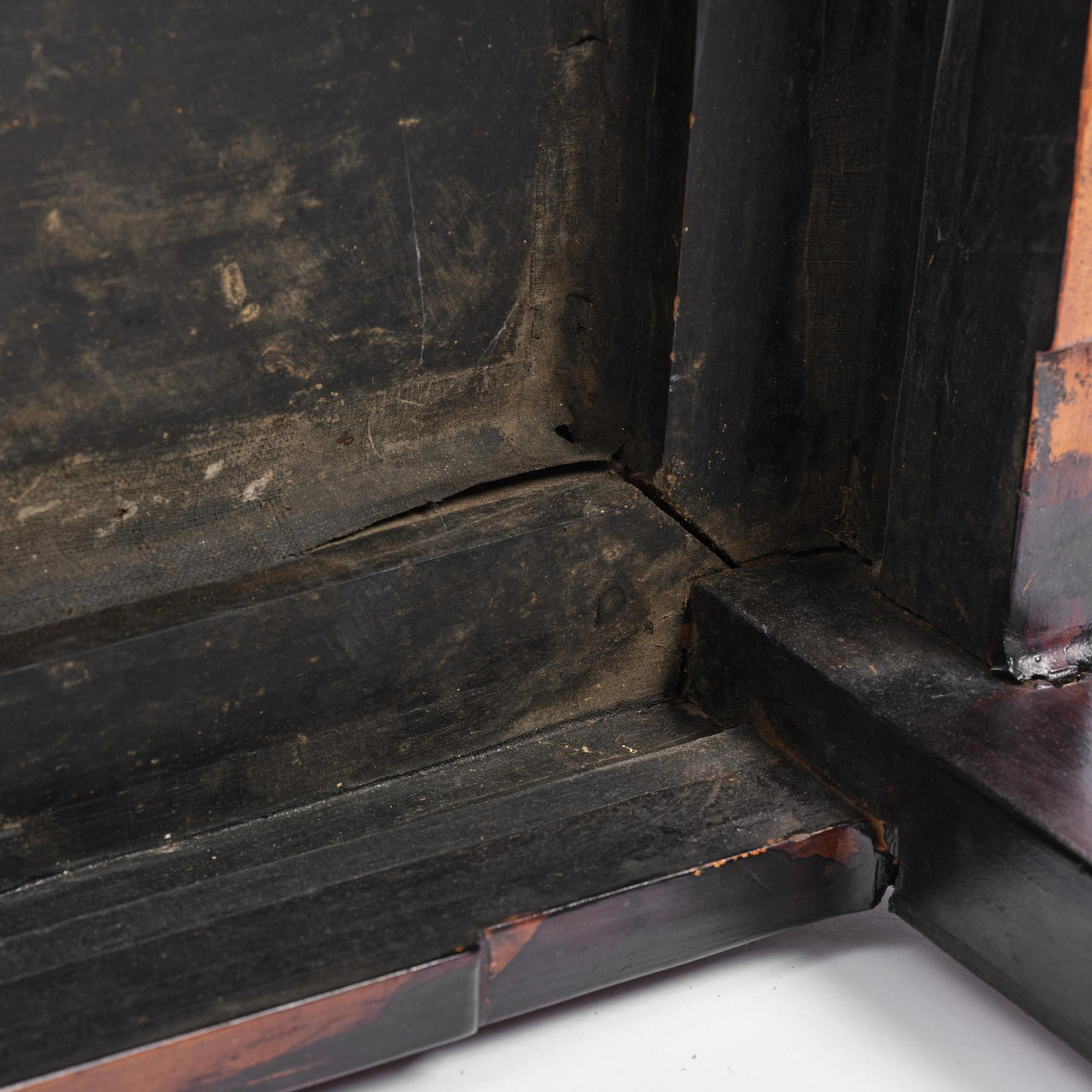 A pair of hardwood armchairs, late Qing dynasty.
