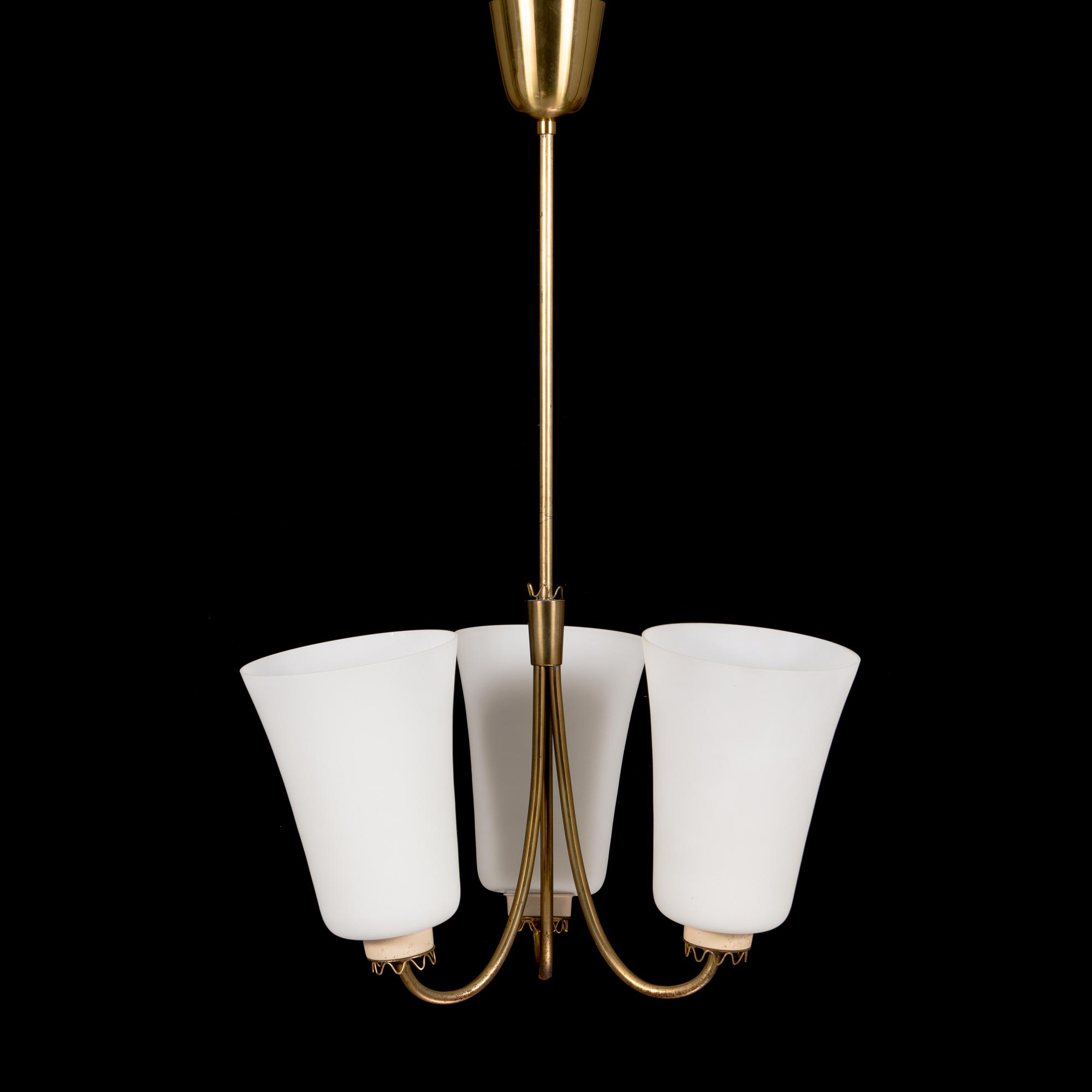 Lisa Johansson-Pape, a mid 20th century '211-3' pendant light for Stockmann Orno.