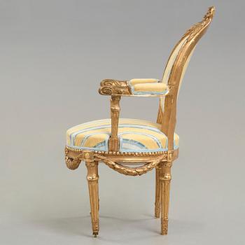 A Danish late 18th century armchair.