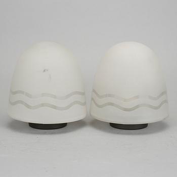 TAKLAMPOR, 2 stycken, Böhlmarks, 1930-tal.