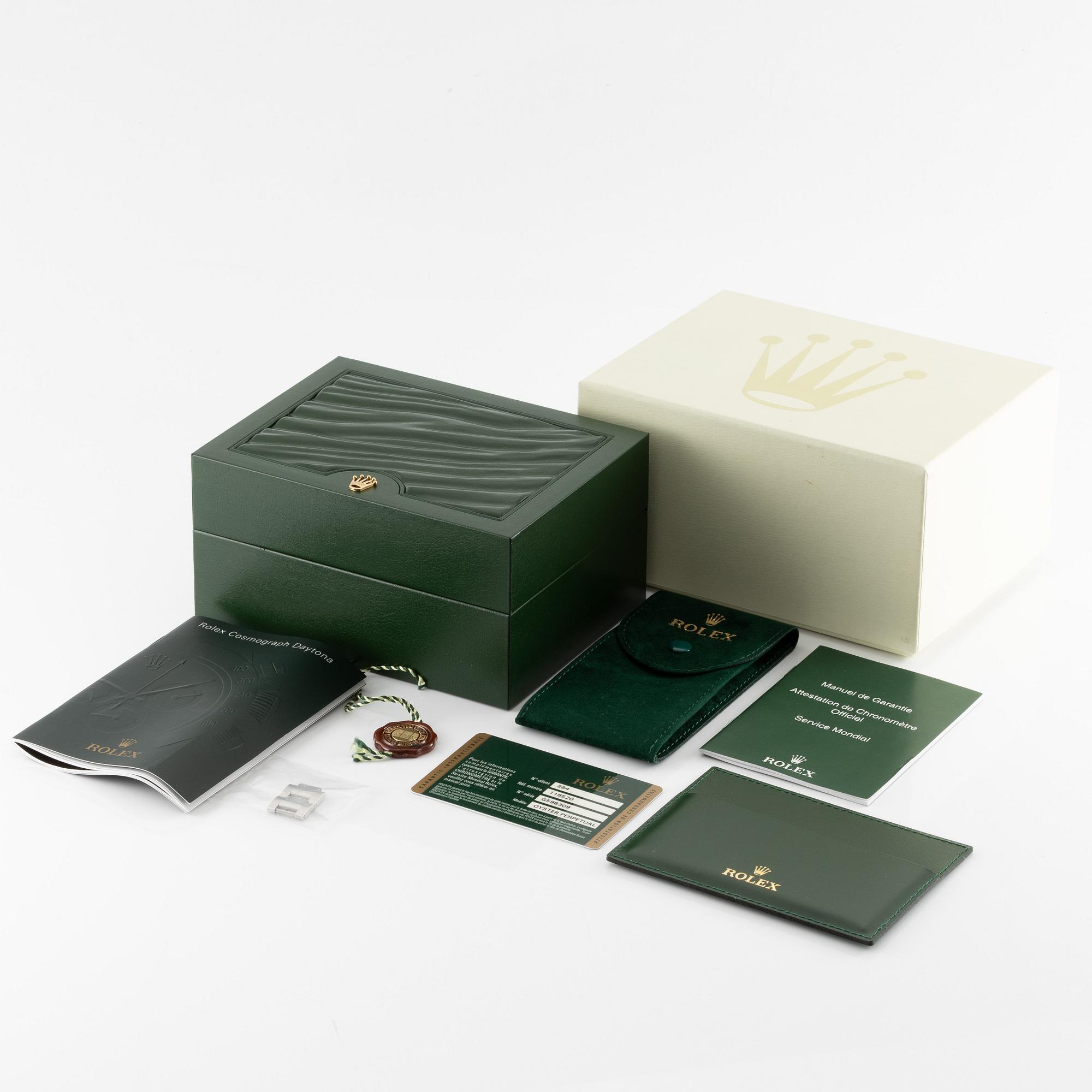 Rolex, Cosmograph, Daytona, wristwatch, chronograph, 40 mm.