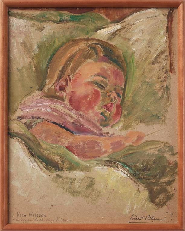 Vera Nilsson, Ginga sleeping.