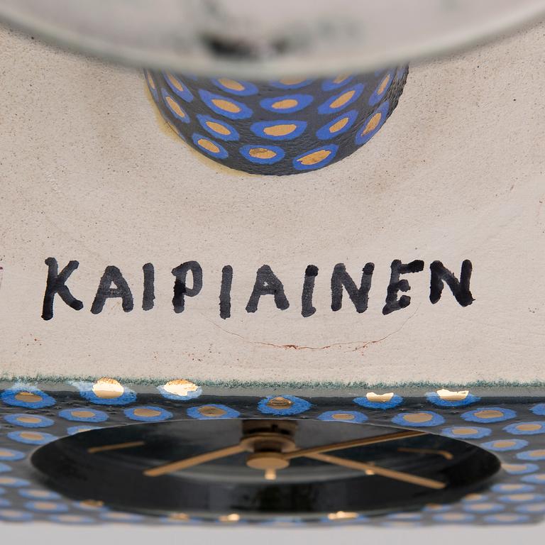 BIRGER KAIPIAINEN, bordsklocka, stengods, signerad Kaipiainen.