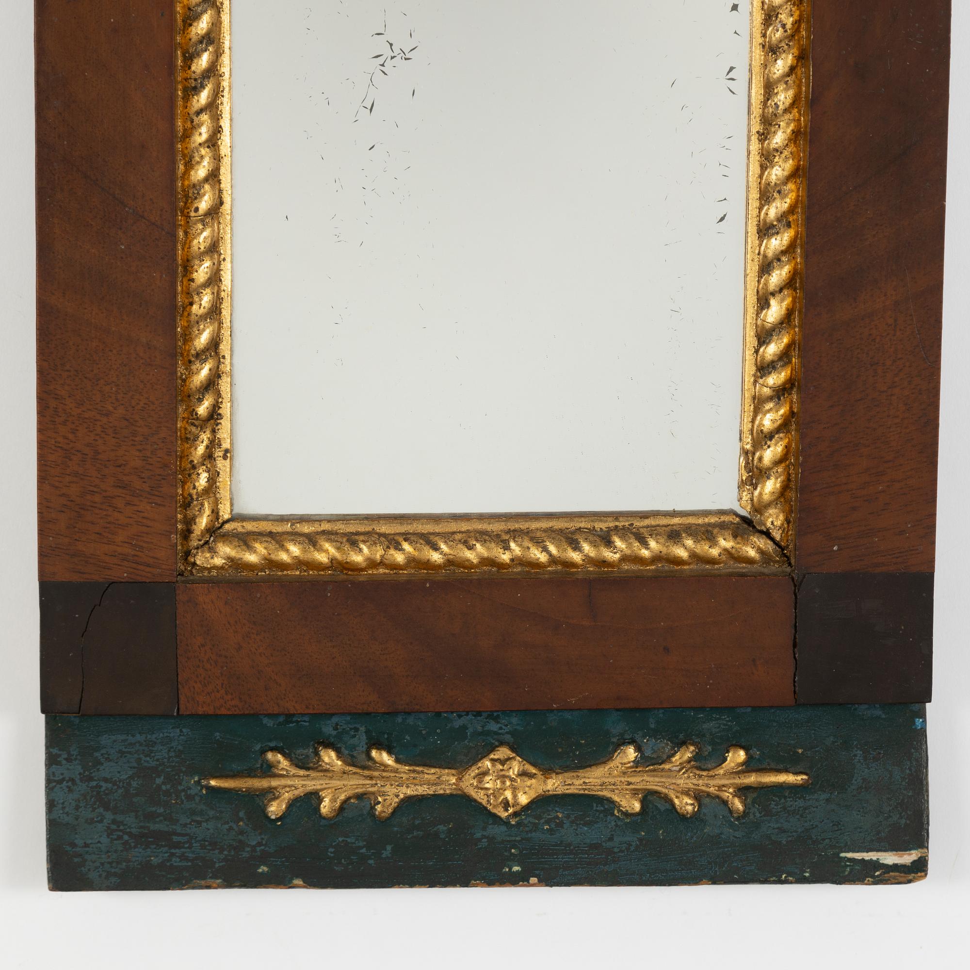 Speglar, två stycken, Empire, 1800-talets första hälft.