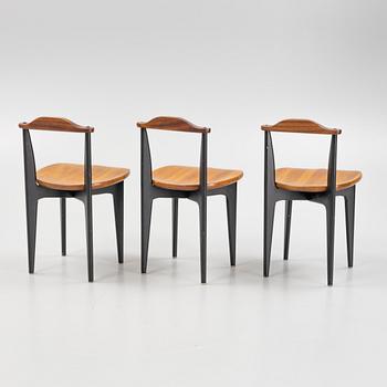A set of three 'Thema' chairs by Yngve Ekström, mid 20th Century.