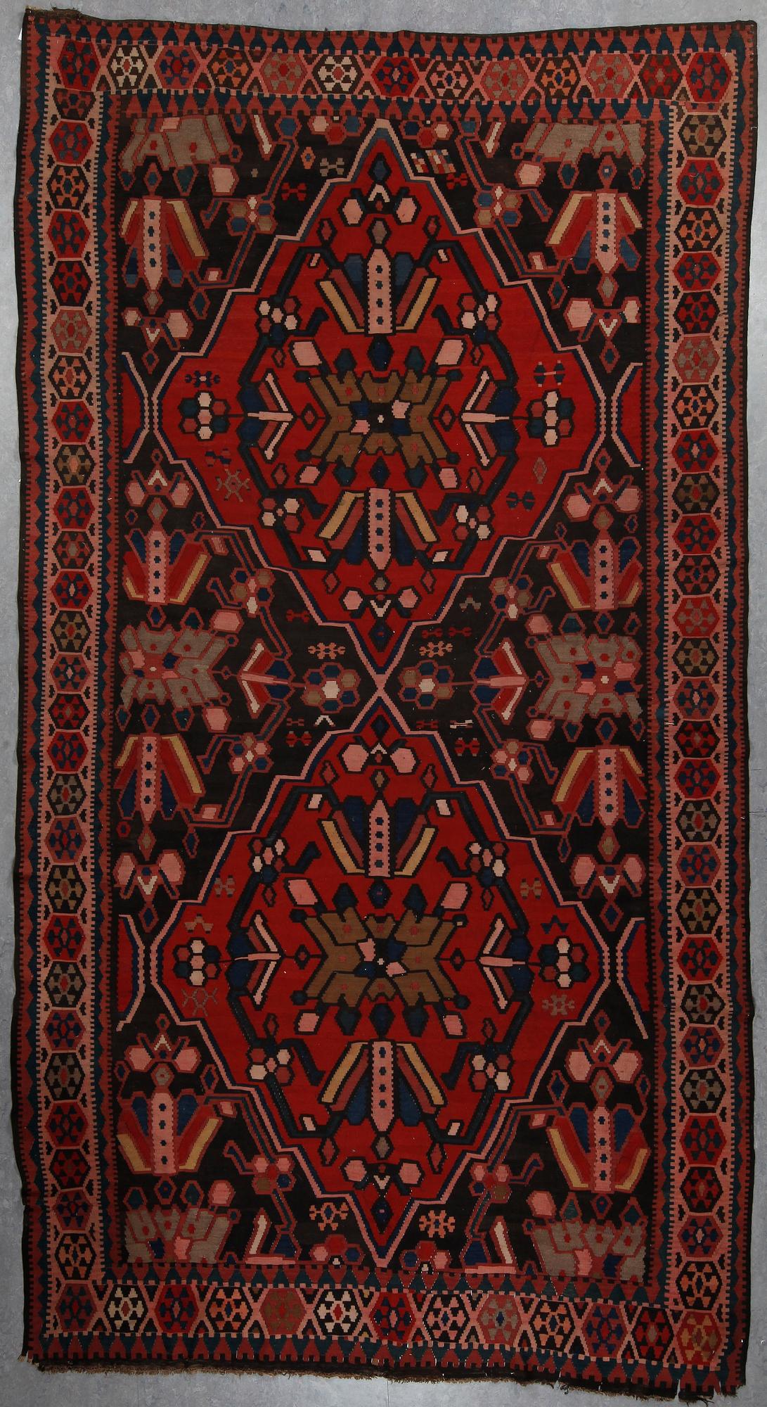 KELIM, Nordvästpersisk, ca 380x210 cm.