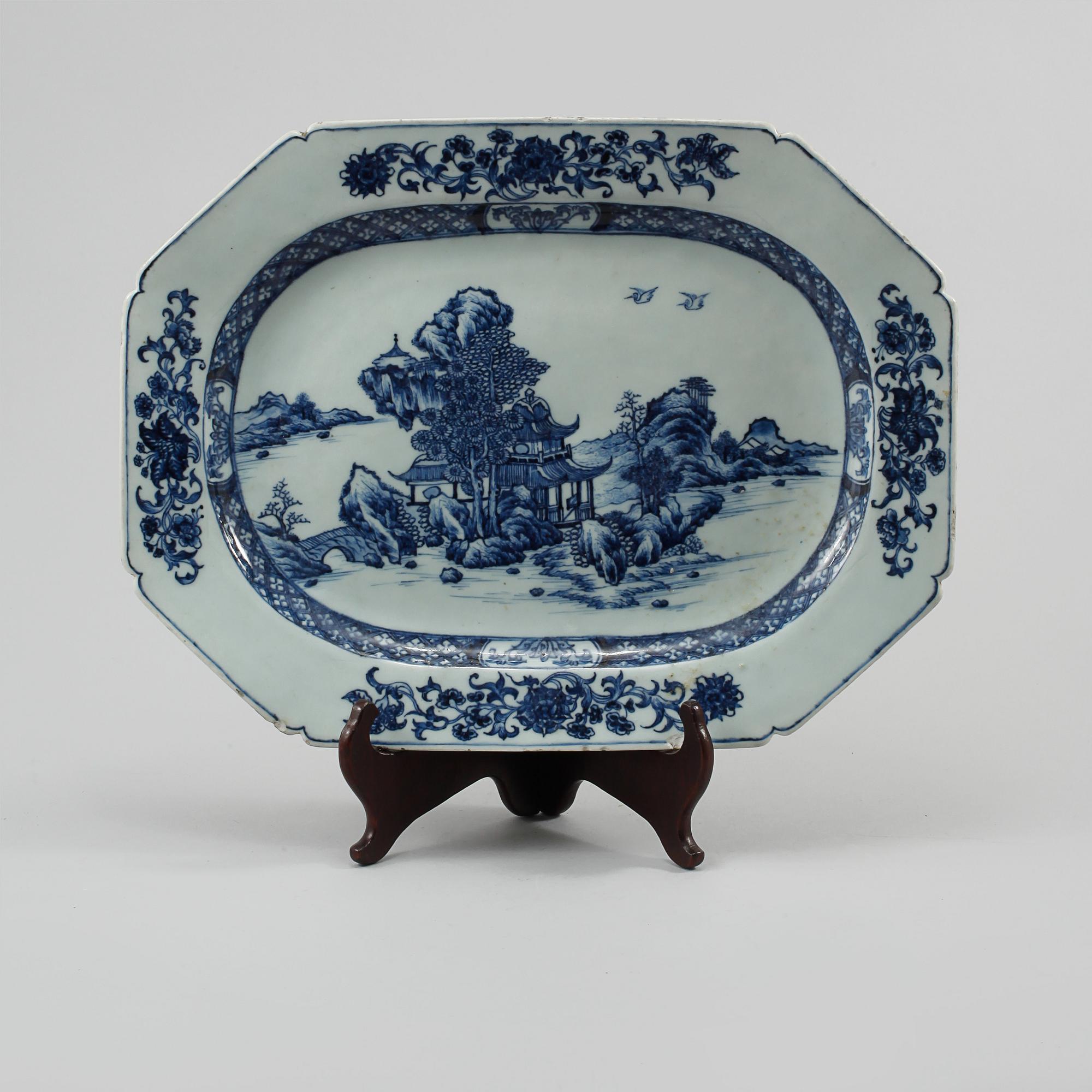 STEKFAT, porslin, Kina, 1700-tal.